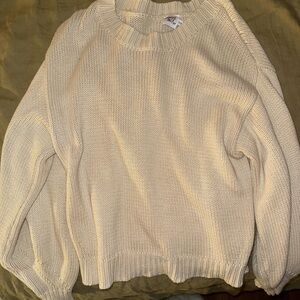 Princess Polly Cream Sweater